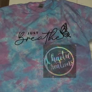 Just breathe butterfly shirt